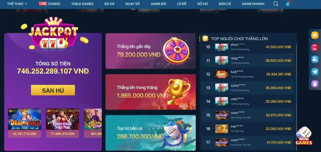 Video Slots jobet nhà cái
